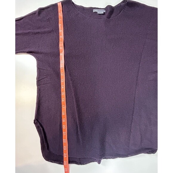 Vince Women's Purple Cashmere Blend Sweater Size S Classic Closet Staple - Picture 8 of 8